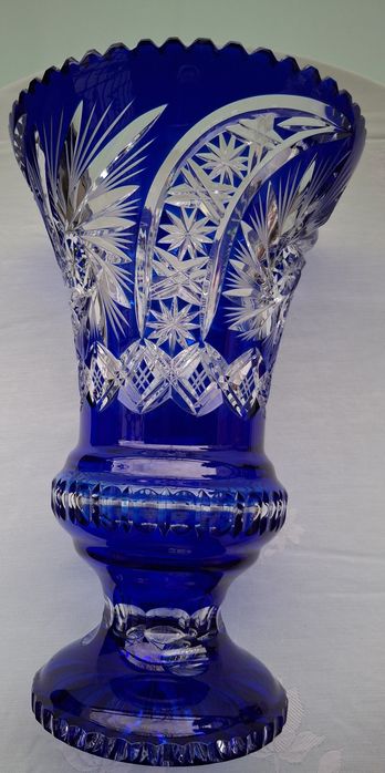 Ваза кольоровий кришталь