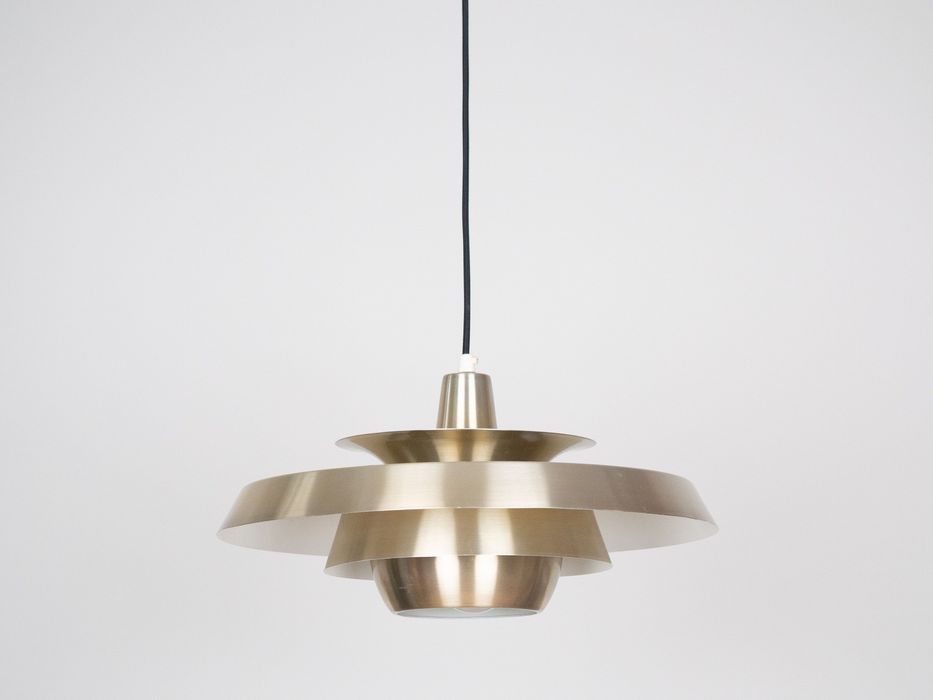 Duńska vintage lampa Superlight proj. David Mogensen, lata 70-te