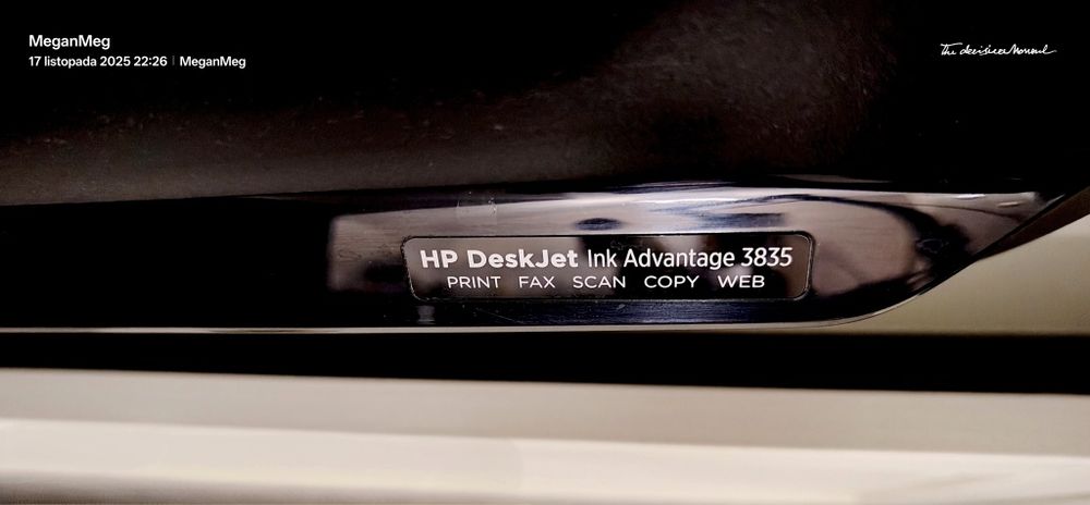 HP DeskJet Ink Advantage 3835
Urządzenie wielofunkcyjne
