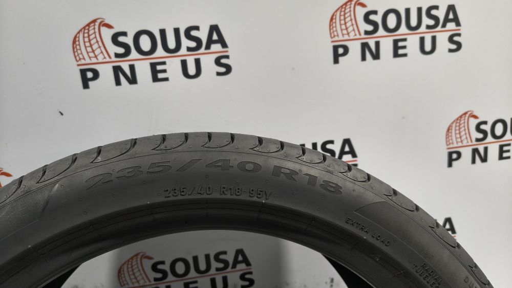 2 pneus semi novos Pirelli 235-40R18 Oferta dos Portes
