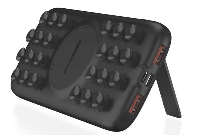 Powerbank Wireless de 10 000 mAh e 2 portas USB