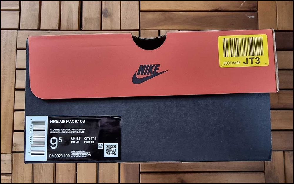 Nowe Oryginalne Nike AIR MAX 97 OG MIT Detail rozm. 43 / 27,5cm DM0028
