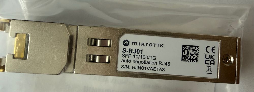 Модуль Mikrotik S-RJ01