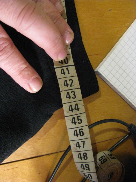 Eleganckie, klasyczne czarne spodnie damskie OLA - rozmiar 46