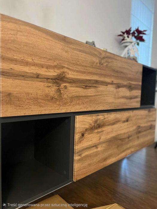 Komoda, szafka wisząca duża 4 elementy