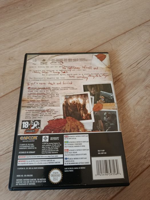 Resident Evil 4 Nintendo Gamecube PAL UK