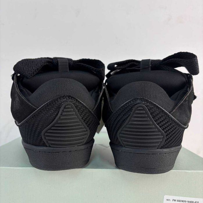 (БЕЗ ПЕРЕДОПЛАТИ)Lanvin Curb Sneakers ланвін карб снікерс чорні опіум