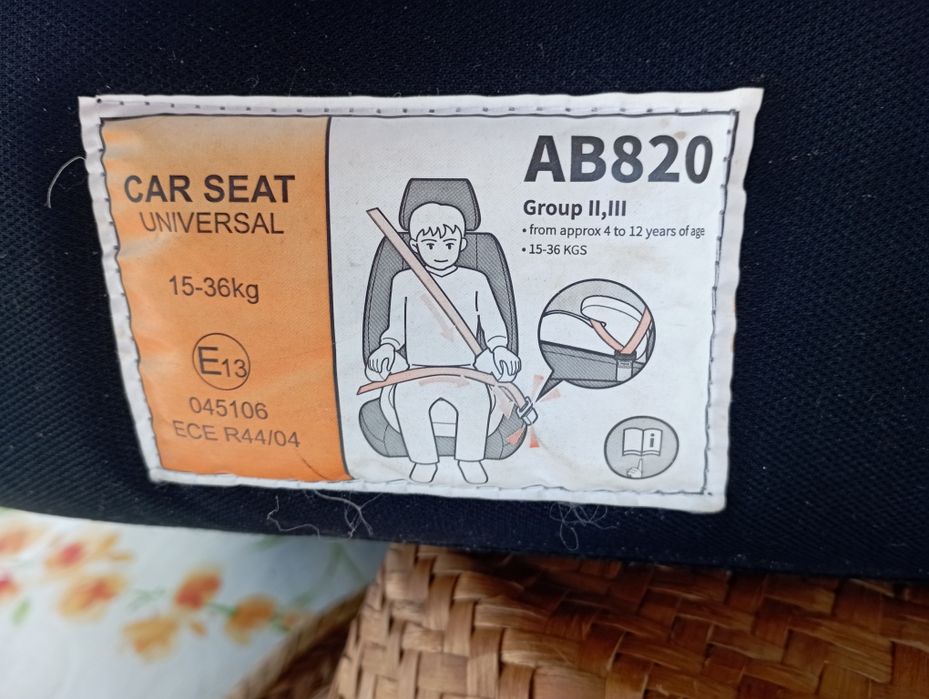 Cadeira Para crianca a partir dos 15 kg