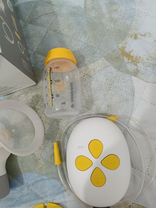 Ler descrição!! Extrator de leite materno medela + tetina calma medela + copo coletor wells