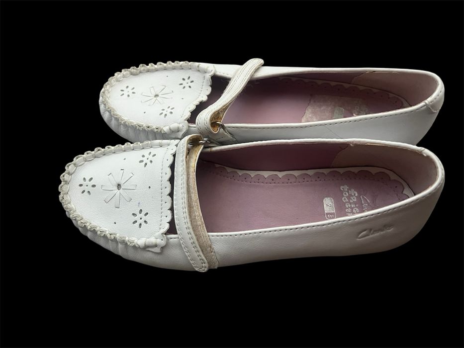 Clarks buty białe