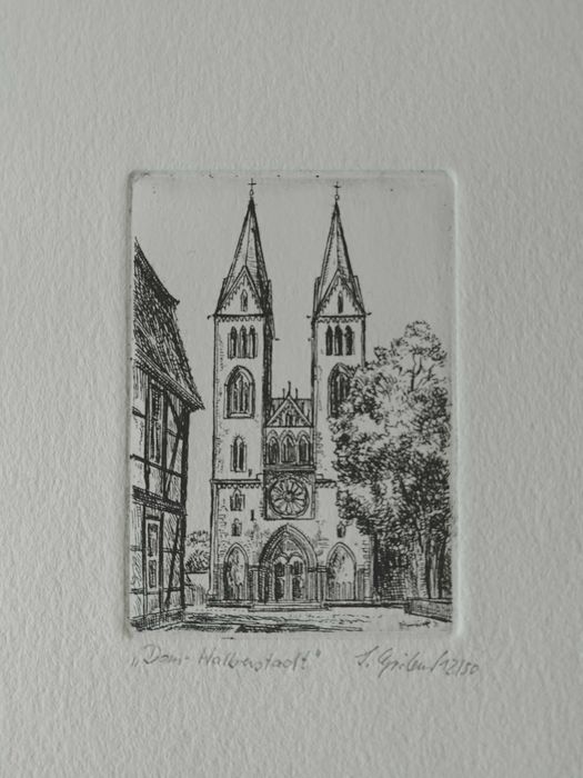 Dom - Halberstadt  - grafika