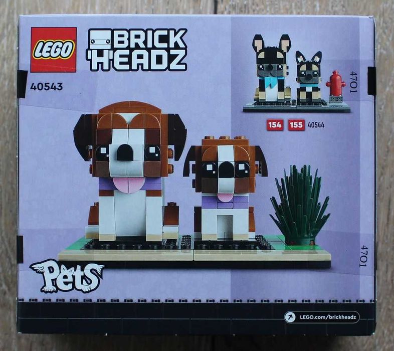 #nowe# Lego 40543 pies Bernardyn BrickHeadz Trójmiasto