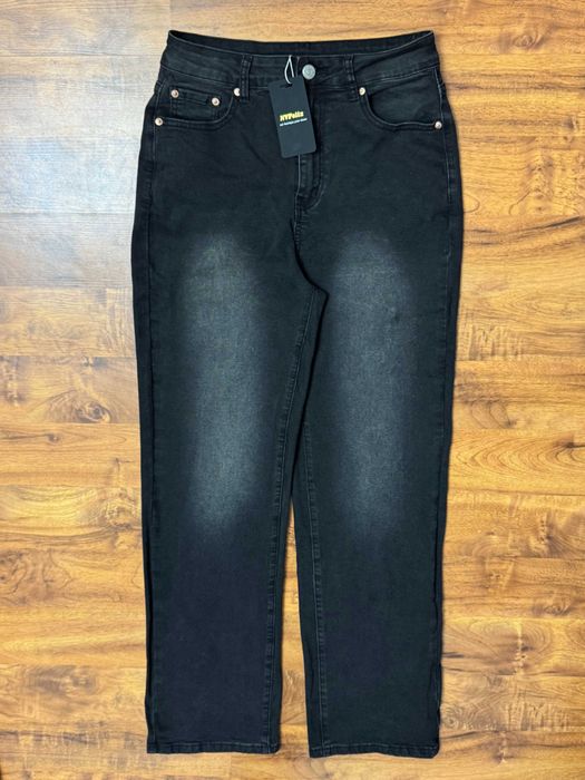 Spodnie jeansowe proste szwedy straight jeansy stretch NVFelix M 38