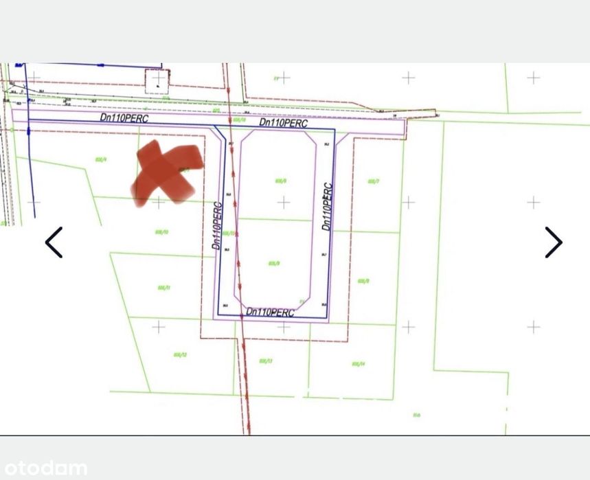 Działka budowlana Cybinka 961 m² z wydanymi warunkami zabudowy - Widok 4