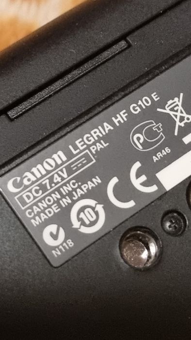 Видеокамера Canon LEGRIA HF g10e официал