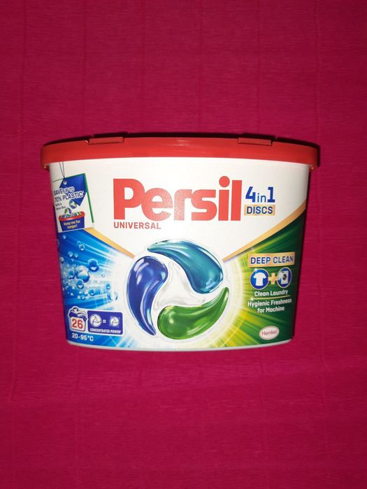 Persil Ariel Losk капсули, диски для прання, Туалетне каченя