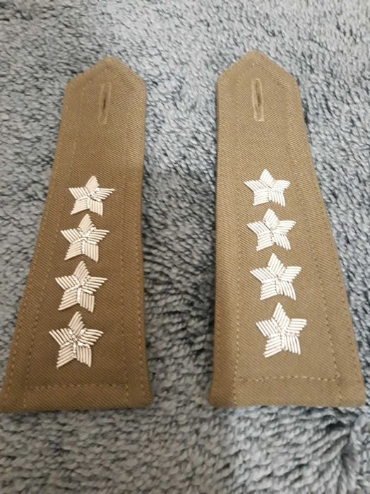 Pagony khaki WP do koszuli kapitan.