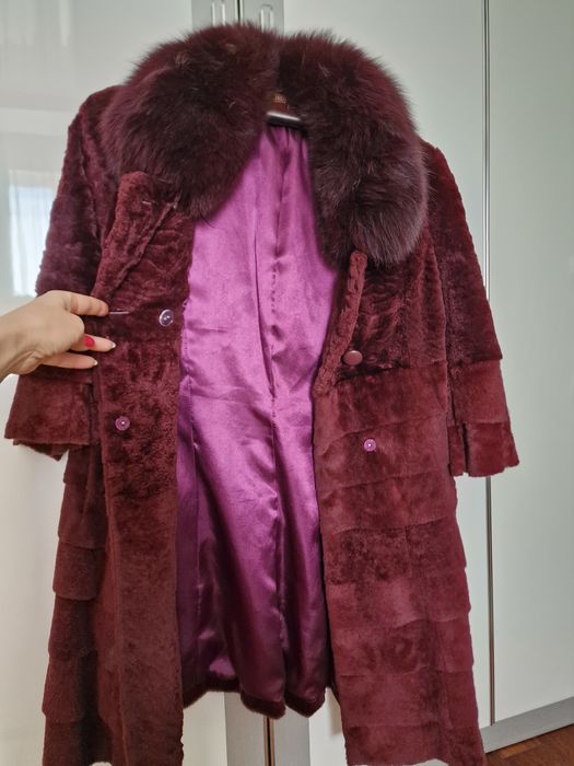 Шуба с натурального меха