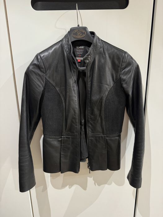 Kurtka skórzana czarna Ochnik r XS