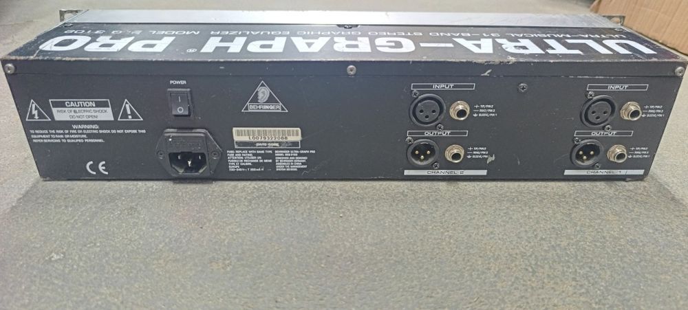Behringer equalizer - GEQ 3102