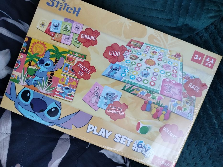 Stitch play set 6w1 gry planszowe i nie tylko