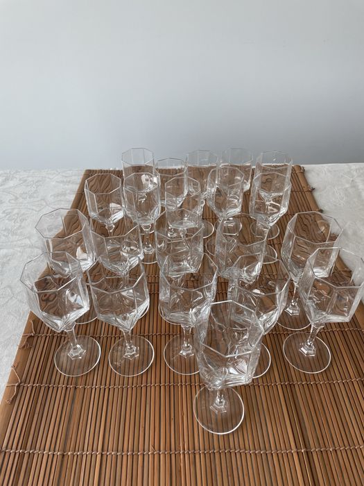 22 copos de cristal d’Arques