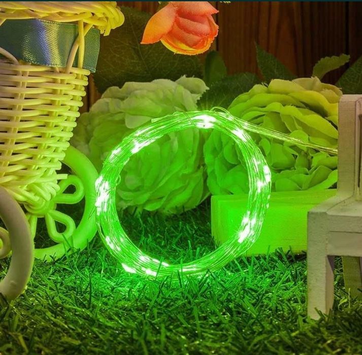 Гирлянды на батарейках 3,5 и 10 метров, РАСПРОДАЖА -65%