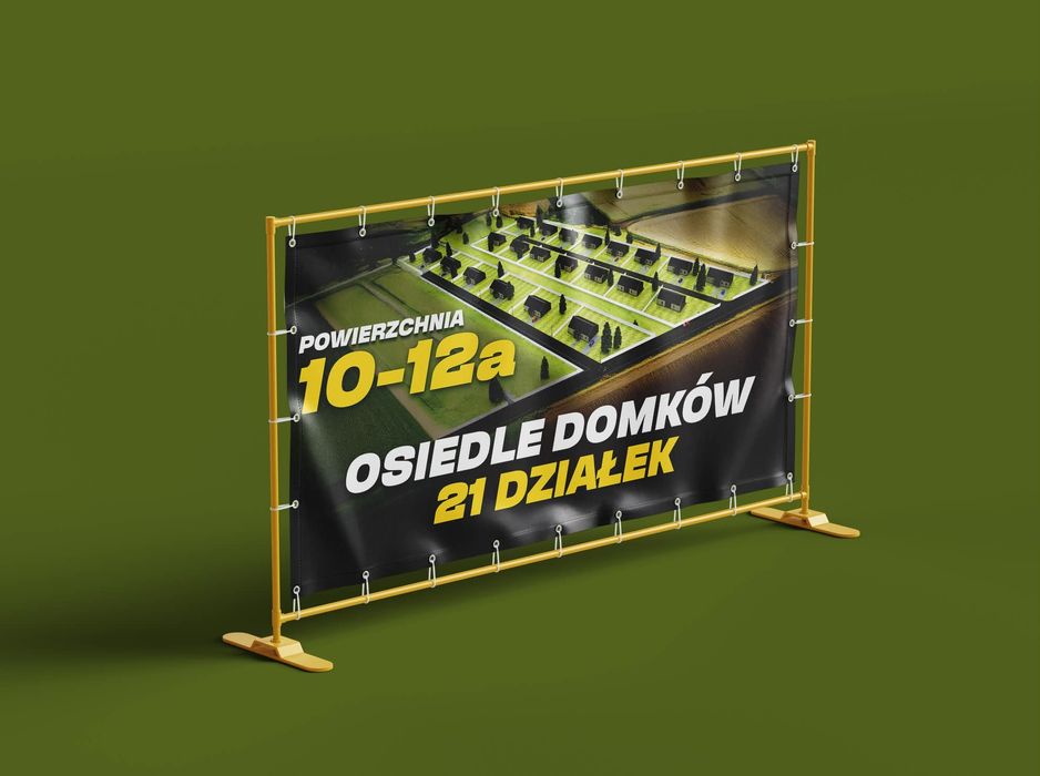 Działka budowlana osiedle domków jednorodzinnych