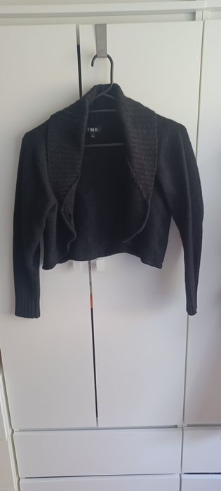 Czarne bolerko sweterkowe r L