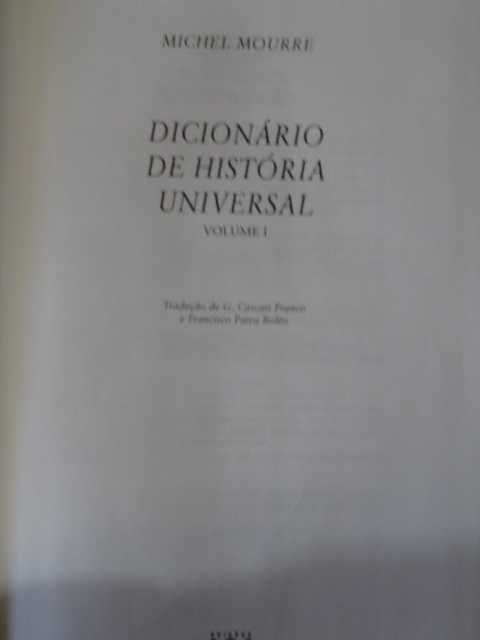 Dicionário de História Universal de Michel Mourre - 3 Volumes