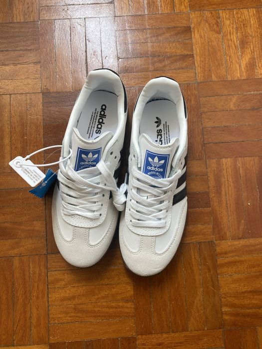 Adidas samba branco e preto