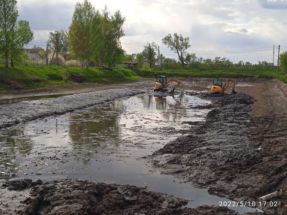 Послуги екскаваторів,тралів,горизонтальне буріня
