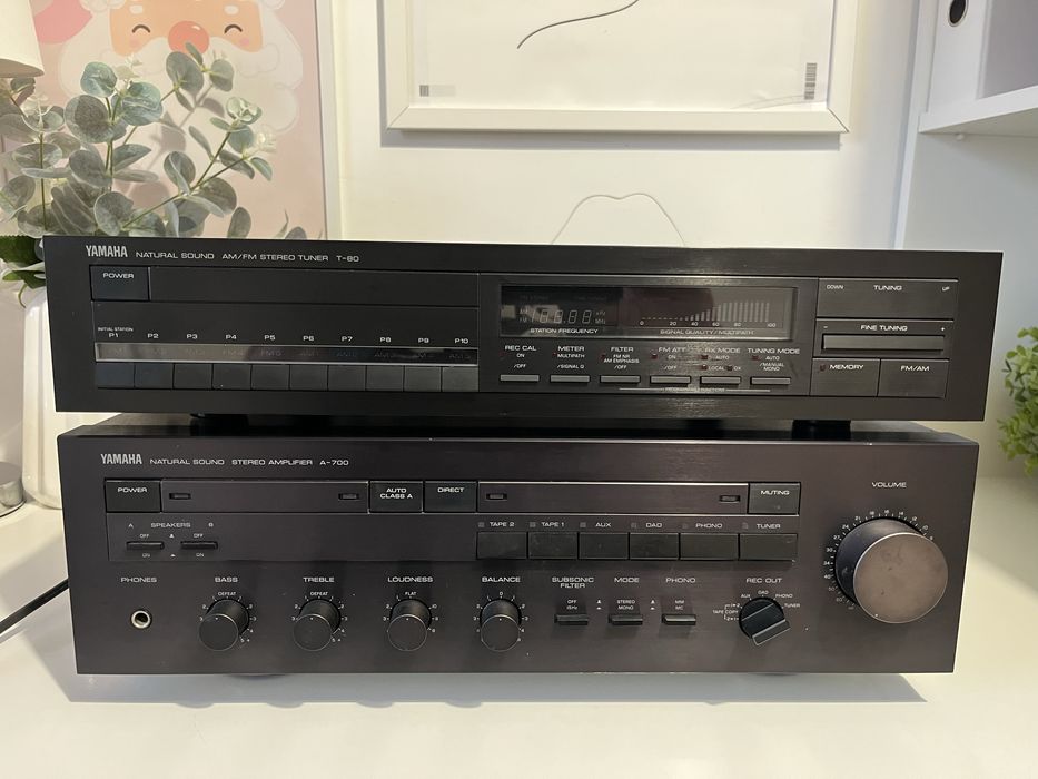 Wieża Yamaha - wzmacniacz A700 klasa A + tuner T80