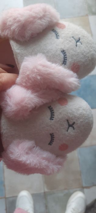 Pantufa/ soca rosa criança n° 26 Zara Home