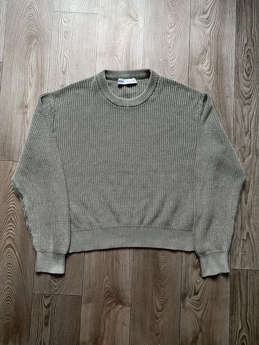 Свитер BERSHKA серый