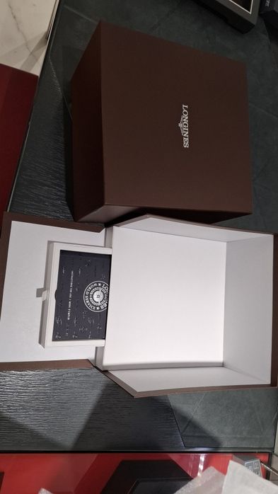 Obudowa pudełka Longines + instrukcja + Pioneer book