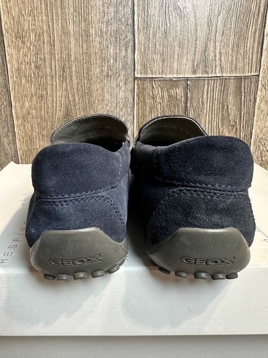 półbuty męskie skórzane mokasyny geox u snake 41,.5