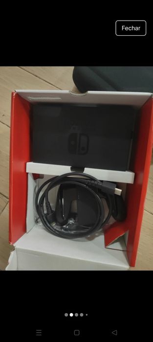 Nintendo switch com 2 FIFA e sonic