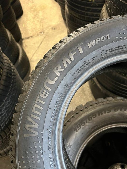 Шини Зимові 195х65хR15 Kumho WinterCraft WP51 / 2 Шт 6+мм Протектор