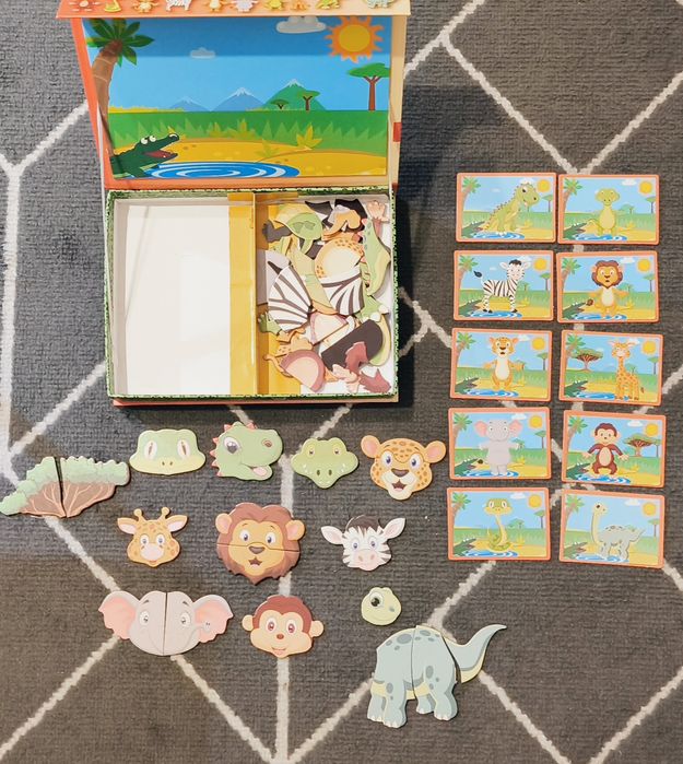 Magnetyczne puzzle w pudełku Playtube 3+ Sieradz • OLX.pl