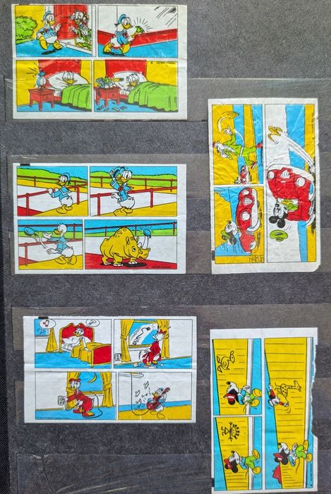 Historyjki obrazkowe z gum Donald 40szt