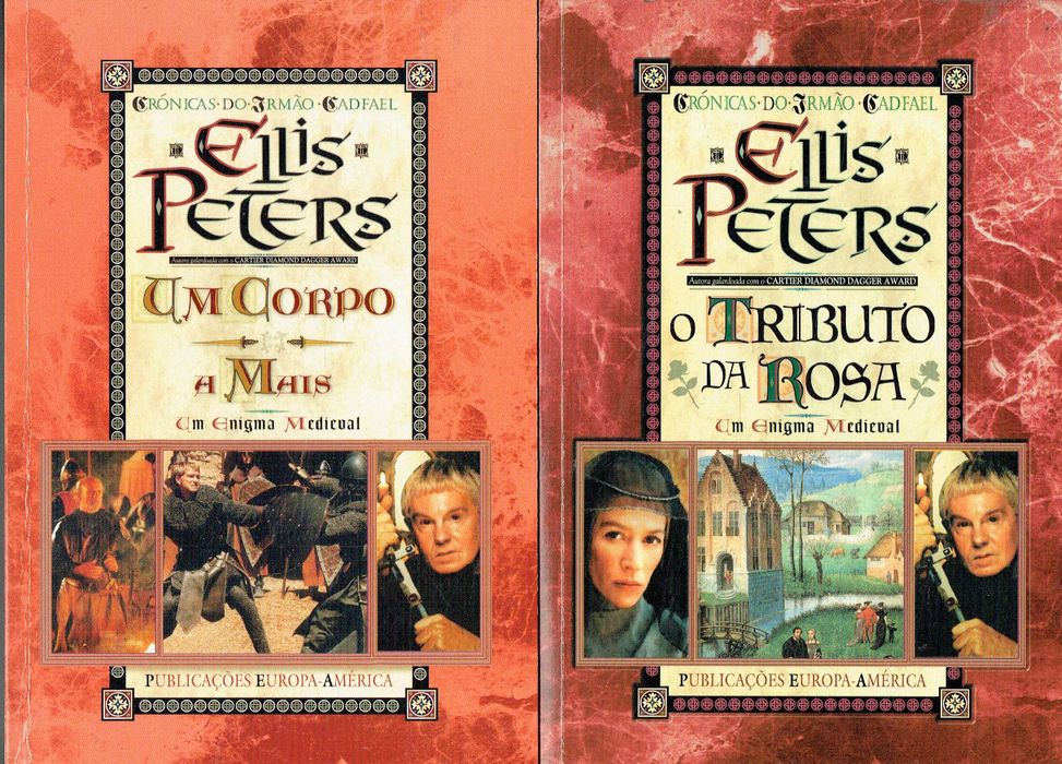 9757  Livros de Ellis Peters 2  Publicações Europa-América