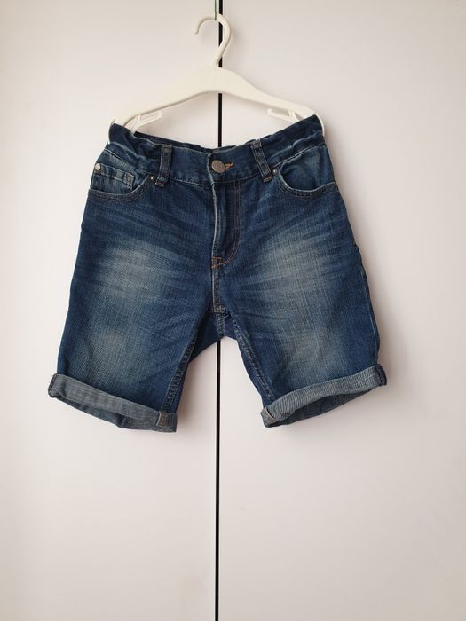 Spodenki Jeansowe chłopięce 140 cm