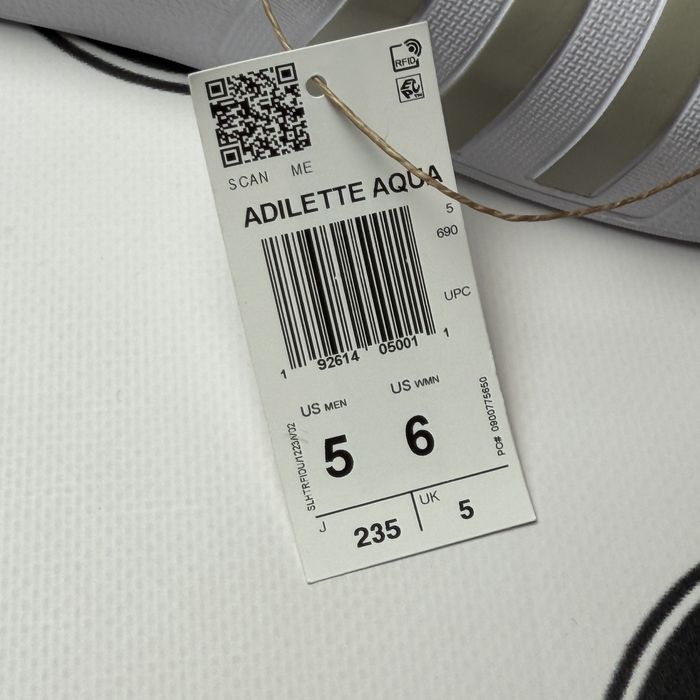 ОРИГІНАЛ Жіночі Тапочки Adidas 38 40.5 42 Білі з США