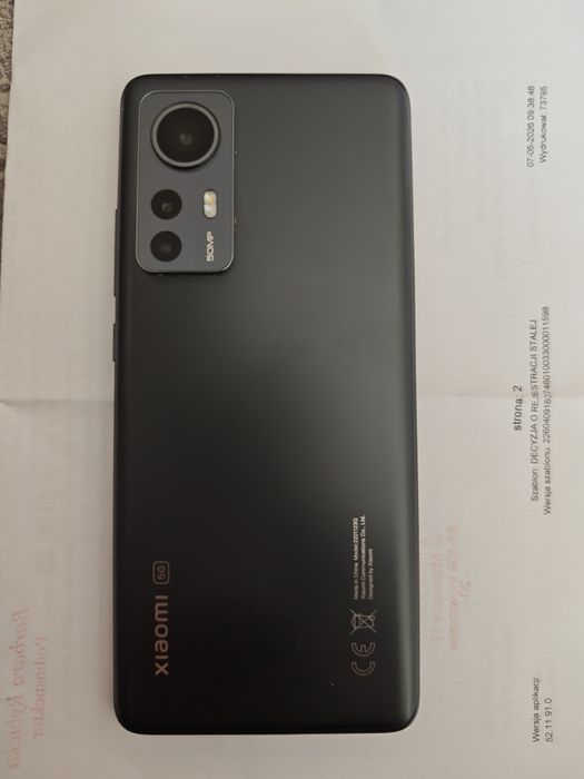 Telefon Xiaomi 12  5g 256 GB