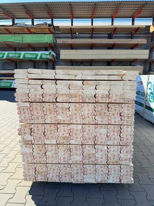 Deska Block 38x120mm do budowy saun beczek bali
