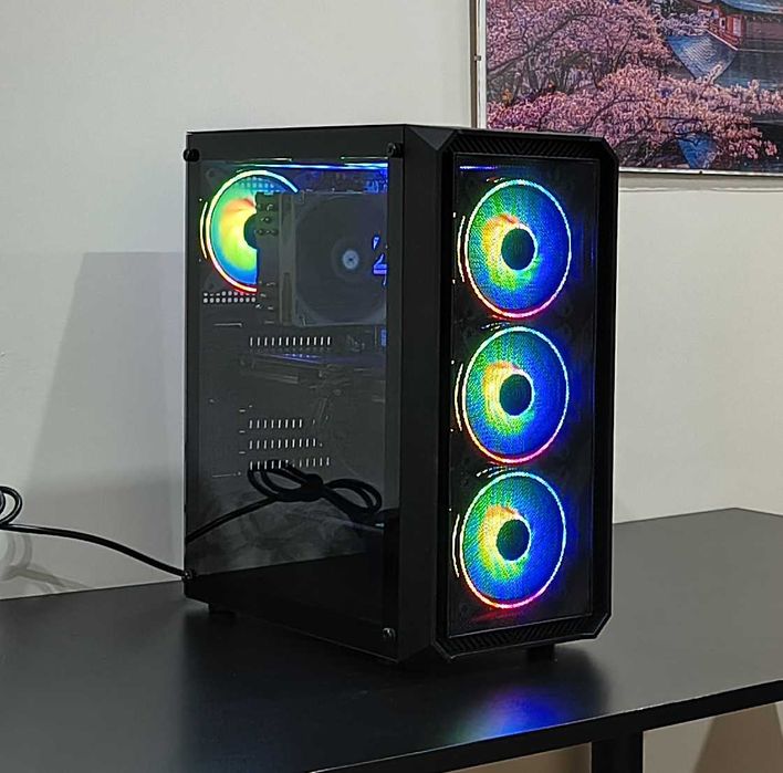 Komputer Gamingowy: RX 5700 XT 8GB/RYZEN 5 4500 /SSD M.2/ARGB/AM4