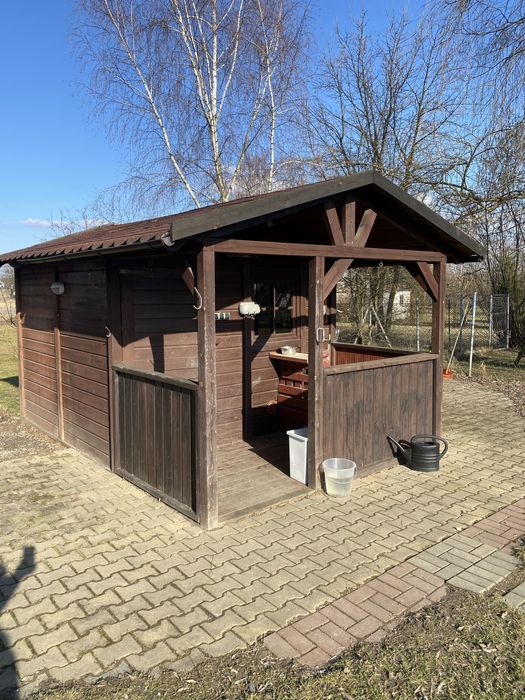 Domek drewniany 3x3 plus taras