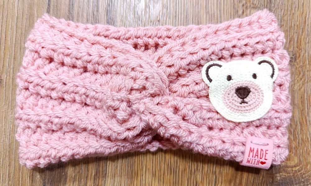 Opaska szydełkowa dla dzieci – 100% handmade!