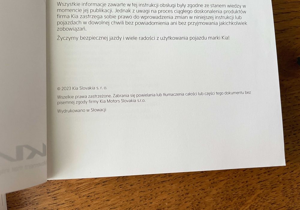Kia Ceed III książka instrukcja obsługi PL + etui, nowy zestaw